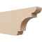 Ekena Millwork 2in. W x 6in. H x 12in. L New Brighton Woodgrain TimberThane Rafter Tail, Primed Tan RFTUR02X06X12NEBRCPR - alternate 1